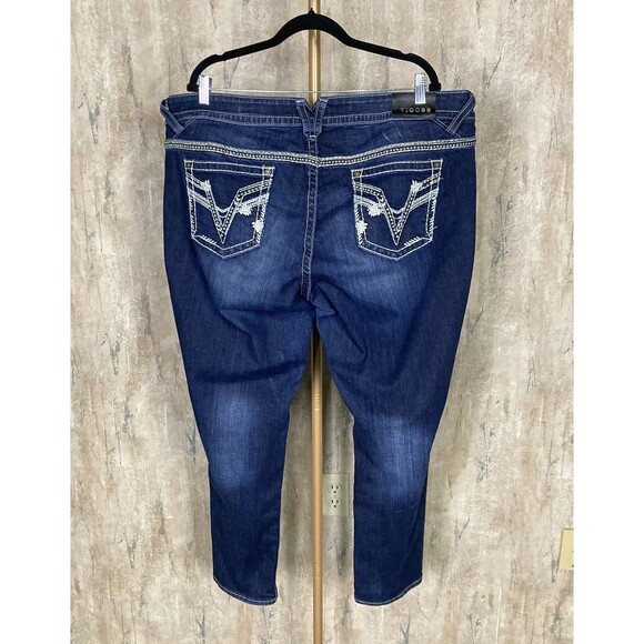🎄FLASH XMAS SALE!🎁  VIGOSS
Blue Jeans 24 The Chelsea Skinny Boyfriend Denim - Picture 3 of 9